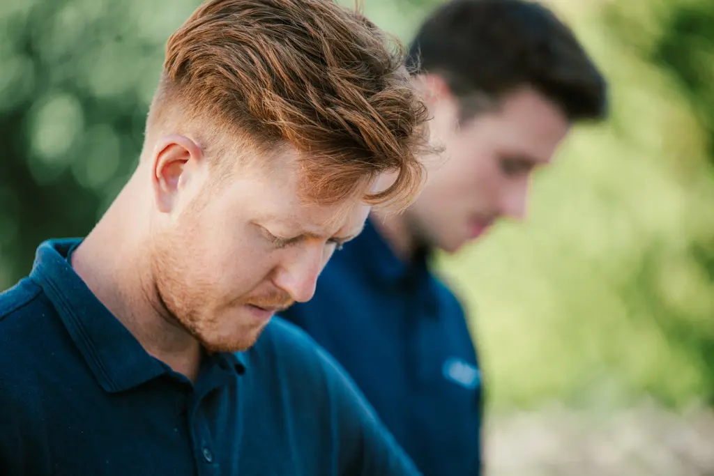 Eyke und Max von Coldarts bei der Arbeit